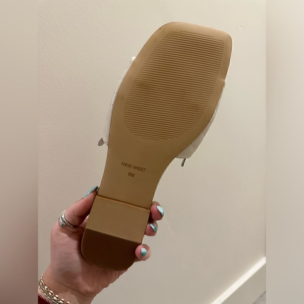 Nine West mends slipper sandal leather NWT - Picture 4 of 4